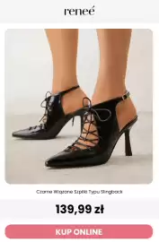 Renee magazyn Strona 5: Czarne wiązane szpilki typu slingback Reneé €139,99