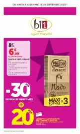 Catalogue Bi1 page 1: Nestlé Chocolat dessert €6,09