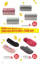 Catalogue Bi1 page 34: BALLERINES FEMME €4,90, MULES ADULTES €3,90