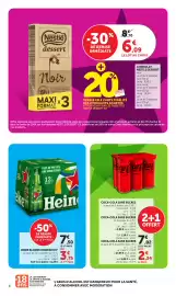 Catalogue Bi1 page 4: Heineken Bière blonde €3,75, Coca-Cola Sans Sucres €7,02