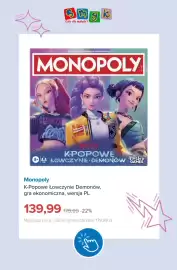 Smyk gazetka tydzień 37 Strona 14: Gra Monopoly K-Popowe Łowczynie Demonów gra ekonomiczna wersja PL €139,99