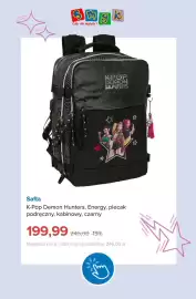 Smyk gazetka tydzień 37 Strona 16: K-Pop Demon Hunters Energy plecak podręczny kabinowy czarny Safta €199,99