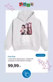 Smyk gazetka tydzień 37 Strona 9: Luźna bluza dziewczęca z kapturem ocieplana K-Pop Demon Hunters Cool Club €99,99