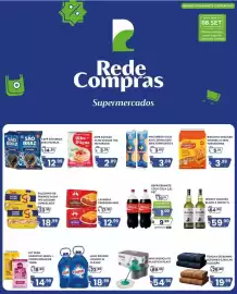 Encarte Rede Compras Página 1: Café são braz família €12,99, Mop noviça fit plastico plast €54,90