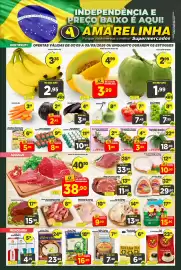 Catálogo Amarelinha supermercados Página 1: Arroz Tipo 1 Albaruska €23,90, Arroz Tipo 1 Carunchão €16,90