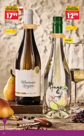 Biedronka gazetka | Alkohole Strona 14: Wino białe Winiarnia Zamojska gruszka €17,99, Wino musujące Hugo €12,99