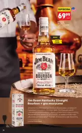 Biedronka gazetka | Alkohole Strona 24: Whiskey Jim Beam Kentucky Straight Bourbon + gra muzyczna €69,99