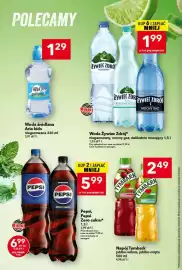 Lewiatan gazetka tydzień 37 Strona 8: Napój gazowany Pepsi €5,99, Woda źródlana niegazowana Aria Kids €1,29