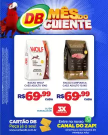 Catálogo DB Supermercados Página 7: Racao wolf caes adulto €69,99, Racao confianca caes adulto €69,99