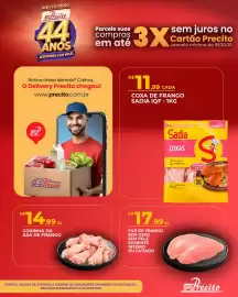 Catálogo Supermercado Precito semana 37 Página 8: Filé de frango sem osso sem pele somente inteiro ou fatiado €17,99