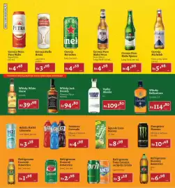 Folheto Novo Atacarejo Página 4: Vodka absolut €109,80, Whisky Ballantines €114,80