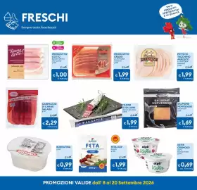 Volantino MD Discount Pagina 10: Salmone norvegese affumicato €1,69, Filone di salame dolce e piccante €1,99