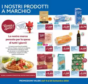 Volantino MD Discount Pagina 17: Buona Spesa frutta da bere €0,99, Olio extra vergine di oliva €6,59