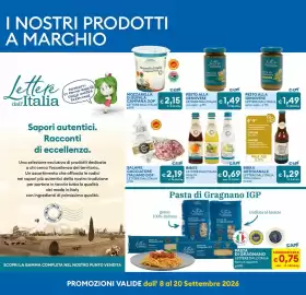 Volantino MD Discount Pagina 18: Salame Cacciatore Italiano DOP Lettere dall'Italia €2,19
