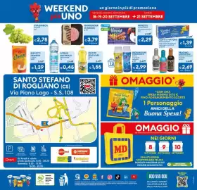 Volantino MD Discount Pagina 28: Profumatore per bucato DAT 5 €2,99, Profumo aromatico Trsori d'Oriente €2,69