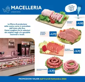 Volantino MD Discount Pagina 4: Salsiccia di suino gusti assortiti €4,90, Tagliata di filetto di suino €6,90