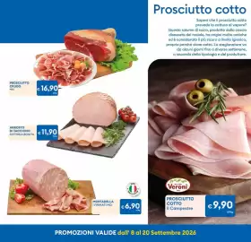 Volantino MD Discount Pagina 7: Arrosto di tacchino Fattoria Bonita €11,90, Mortadella I Firmati MD €6,90