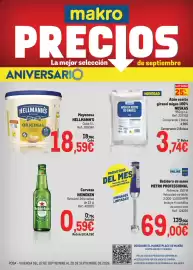 Catálogo Makro Página 1: Hellmann's mayonesa original €18,59, Neskas atún en aceite de girasol migas €3,74