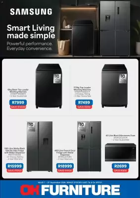 OK Furniture (valid until 27-09)