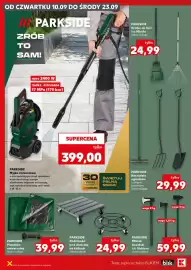 Kaufland gazetka Strona 8: PARKSIDE Młotek kowalski lub Siekiera €59,99, PARKSIDE Grable do liści lub Miotła €24,99