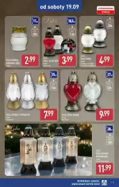 ALDI gazetka Strona 5: Znicz szklany z motywem €7,99, LUKS Znicz serce mini €3,99
