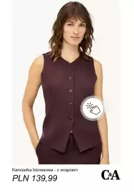 C&A gazetka tydzień 37 Strona 3: Kamizelka biznesowa - z wcięciem C&A €139,99