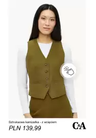 C&A gazetka tydzień 37 Strona 6: Sztruksowa kamizelka - z wcięciem C&A €139,99