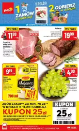 Polomarket gazetka tydzień 37 Strona 1: Winogrono białe €4,99, Majonez dekoracyjny Winiary €9,99