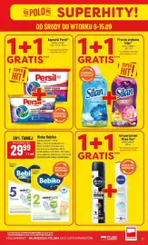 Polomarket gazetka tydzień 37 Strona 17: Płyn do płukania Silan €1,01, Mleko Bebiko €29,99