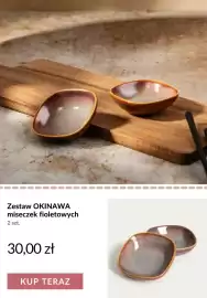 Homla gazetka tydzień 37 Strona 4: Zestaw OKINAWA miseczek fioletowych €30,00