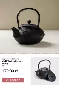 Homla gazetka tydzień 37 Strona 8: Zaparzacz żeliwny do herbaty czarny €179,00
