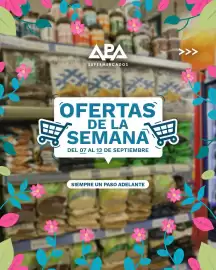 Catálogo APA Supermercados semana 37 Página 1