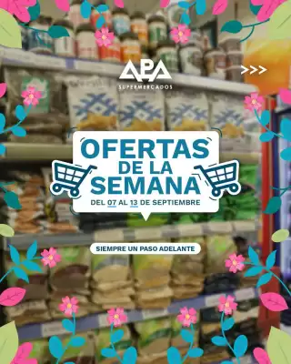 Catálogo APA Supermercados (válido hasta 13-09)