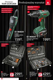 Selgros gazetka Strona 20: Wiertarko-wkrętarka EasyDrill Bosch €244,77, Pompka akumulatorowa EasyPump Bosch €195,57