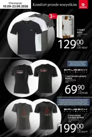 Selgros gazetka Strona 14: T-shirt Boss 3-pak €158,67, T-shirt męski Brubeck €244,77