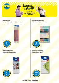 Catalog TEDI Pagină 3: Stylex creioane €8,00, Stylex cretă școlară €8,00