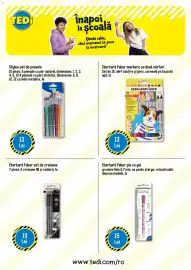 Catalog TEDI Pagină 4: Stylex set de pensule €13,00, Eberhard Faber markere cu două vârfuri €13,00