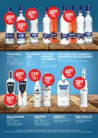 Al.Capone gazetka Strona 22: Finlandia All Natural Flavoured Vodka Cranberry €40,99, Wódka Absolut €44,99