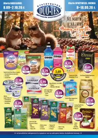DUO-TES gazetka Strona 1: Oferta NABIAŁOWA 8.09-2.10.26 r. DYSTRYBUTOR DUO-TES ARTYKUŁÓW SPOŻYWCZYCH Oferta SPOŻYWCZA