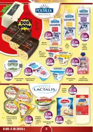 DUO-TES gazetka Strona 8: Ser Mozzarella POLMLEK Ceko Ser Mozzarella blok 2,7kg GRUPA POLMLEK POLMLEK UCHATE mleko UHT 3,2%