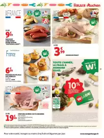 Catalogue Auchan Supermarché page 13: Bigard bouchées de volaille aux morilles €6,99, Le gaulois cuisses de poulet €3,99