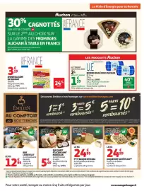 Catalogue Auchan Supermarché page 5: Auchan beurre moulé doux auchan €5,30, Entremont emmental râpé entremont €3,19