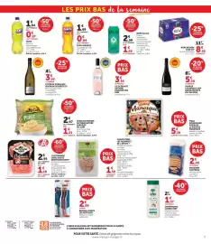 Catalogue U Express semaine 37 page 7: 1664 Bière blonde €8,55, Secrets de Chai Saumur Champigny AOP Rouge €5,20