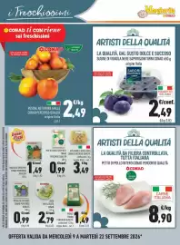 Volantino Conad Margherita Pagina 14: Susine di Vignola nere Saporidintorni CONAD €2,49