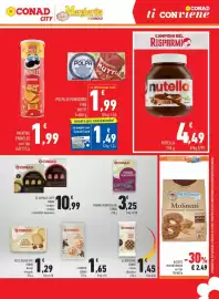 Volantino Conad Margherita Pagina 7: Muffin con pepe e cioccolato Conad €1,65, Biscotti Mulino Bianco €2,49