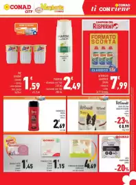 Volantino Conad Margherita Pagina 9: Bagnodoccia Intesa €2,69, Stampi crostatine CONAD casa