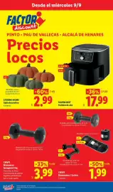 Folleto Ocine Página 1: Silvercrest - freidora de aire €17,99, Crivit - mancuerna hexagonal 3 kg €3,99