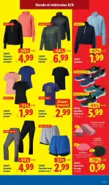 Folleto Ocine Página 3: Crivit - camiseta técnica €2,99, Crivit - chaqueta deportiva premium €4,99