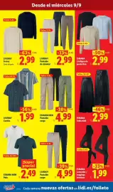 Folleto Ocine Página 4: Livergy - jersey €2,99, Livergy - pantalón cargo €4,99