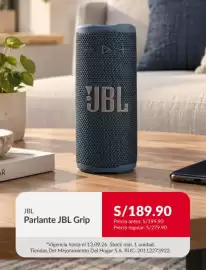 Catálogo Sodimac semana 37 Página 2: JBL Parlante JBL Grip €189,90